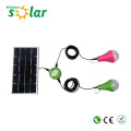 High lumen CE home solar lighting system with led lamps